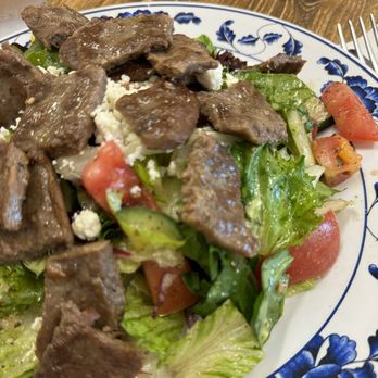 Wally's Cafe - 29. Gyros Salad - refreshing and delicious - Mediterranean Near Me - Rocklin, California