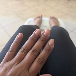 Beauty Nail & Spa - The woman did a fantastic job on my Mani. My nails are naturally mine - she cleaned my cuticles and I asked for just clear polish.