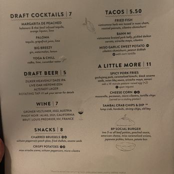 Bar Peached - Menu - Cocktail Bars Near Me - Austin, Texas