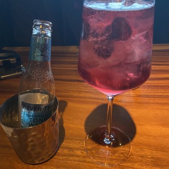 El Five - Gin and red wine cocktail - Tapas/Small Plates Near Me - Denver, Colorado El Five - Gin and red wine cocktail - Tapas/Small Plates Near Me - Denver, Colorado