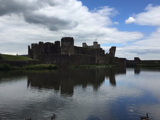 Caerphilly Castle by null
