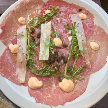 Barcelona Wine Bar - Wagyu Carpaccio - Tapas/Small Plates Near Me - Raleigh, North Carolina
