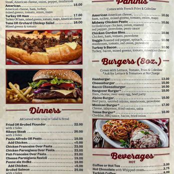 Midway Cafe - Menu back cover - American Near Me - Rehoboth Beach, Delaware Midway Cafe - Menu back cover - American Near Me - Rehoboth Beach, Delaware