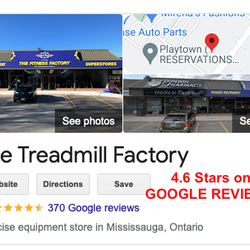 Treadmill Factory - REAL REVIEWS on GOOGLE with 4.6 STAR AVERAGE RATING!