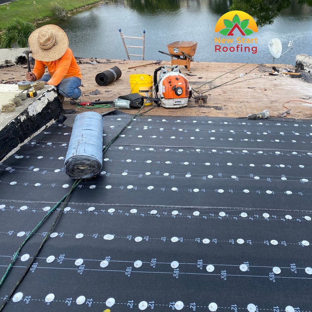 Slide of New Start Roofing