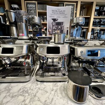 Williams-Sonoma - These Breville expresso makers are on my wish list. - Kitchen & Bath Near Me - Bethesda, Maryland Williams-Sonoma - These Breville expresso makers are on my wish list. - Kitchen & Bath Near Me - Bethesda, Maryland