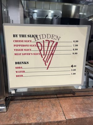 Menu photo 1 Hidden Pizza Reno, NV