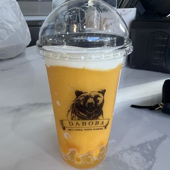 Daboba - Medium Mango Frappe - Bubble Tea Near Me - San Diego, California Daboba - Medium Mango Frappe - Bubble Tea Near Me - San Diego, California