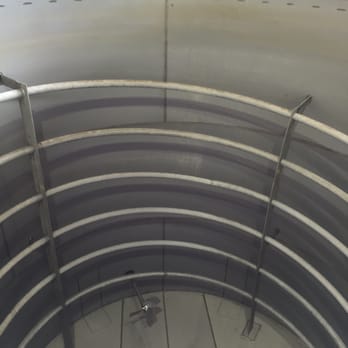 Willett Distillery - Inside of one of the massive aluminum empty tanks - Distilleries Near Me - Bardstown, Kentucky Willett Distillery - Inside of one of the massive aluminum empty tanks - Distilleries Near Me - Bardstown, Kentucky