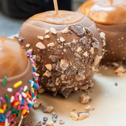Caramel Belgian dipped chocolate apples