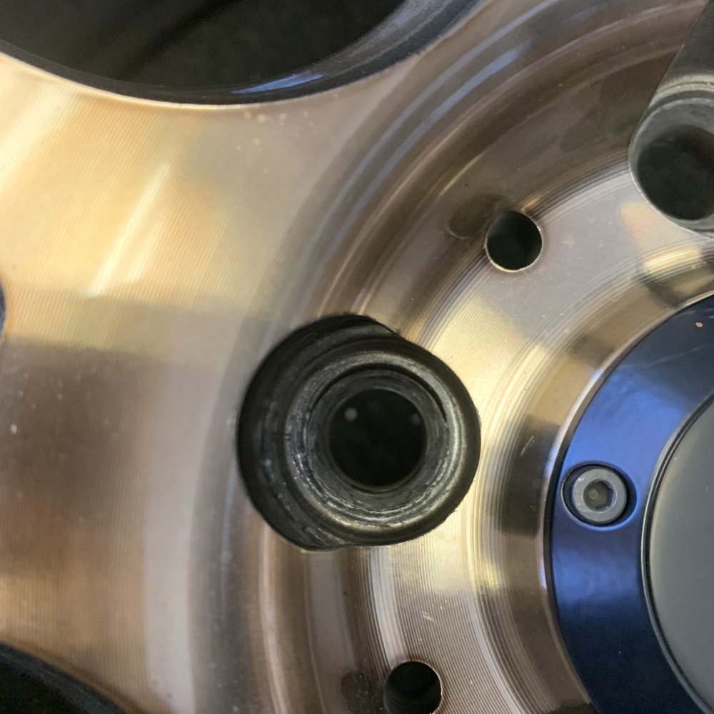 Stripped thread inside of rim Stripped thread inside of rim
