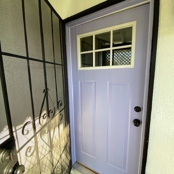 Rock Solid Painting - Sherwin Williams, Awesome Violet door - Carpenters Near Me