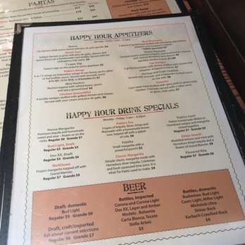 Pablo's Mexican Kitchen - Happy hour - Mexican Near Me - Richmond, Texas