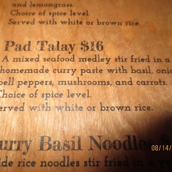Wild Rose Northern Thai Eats - menu - Thai Near Me - Bend, Oregon