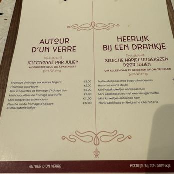 Cafe Bogard - Menu - Cafes Near Me - Brussels, BRU