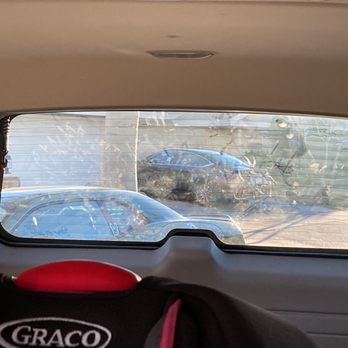 Tony's Mobile Wash - The inside of my rear window did not get cleaned - Car Wash Near Me