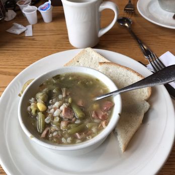 Schmidtsville Restaurant - Ham barley soup. - Canadian (New) Near Me - Wellesley, Ontario Schmidtsville Restaurant - Ham barley soup. - Canadian (New) Near Me - Wellesley, Ontario