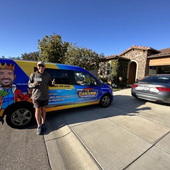 Car King - Great picture of John with our van and his Audi he sold us. - Car Buyers Near Me - Pismo Beach, California Car King - Great picture of John with our van and his Audi he sold us. - Car Buyers Near Me - Pismo Beach, California
