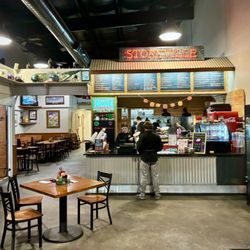 The Triple Nickel Grill - Counter area at the Triple Nickel Cafe in Mandeville.