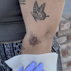 Good Luck Tattoo - butterfly by tania!