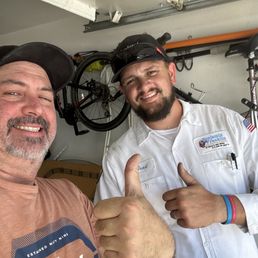 Me and Brad at the end of the job! Me and Brad at the end of the job!