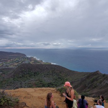 Koko Crater Trail - at the top - Hiking Near Me - Honolulu, Hawaii