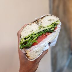 Tilly Bagel Shop - Turkey bagel sandwich