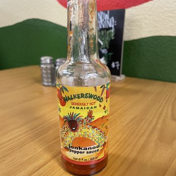 Rockyaad Jamaican Restaurant - Hot sauce.... Only if you need more heat. - Caribbean Near Me - Carmichael, California