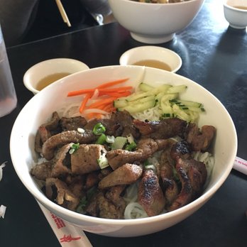 Phamous Cafe - Bun with thit nuong (pork). - Vietnamese Near Me - Goleta, California