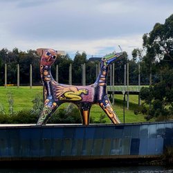 Birrarung Marr - Art Sculptor - "Angel", Deborah Halpern (12/16/24). #BirrarungMarr #Melbourne #Australia @CityOfMelbourne #Traveling #Exploring