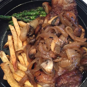 The Milford House - NY Strip with mushrooms and onions - Seafood Near Me - Milford, New Jersey The Milford House - NY Strip with mushrooms and onions - Seafood Near Me - Milford, New Jersey
