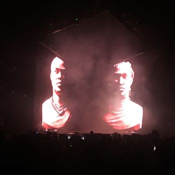 BB&T Pavilion - Meek Mill and Future in the screen - Stadiums & Arenas Near Me - Camden, New Jersey