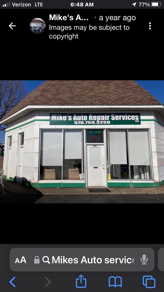 Mikes auto repair services 300 north mulberry st berwick pa yelp