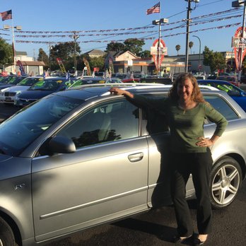 Diamond Auto Sales - Our first Audi A4 (2 years ago), and it's proud new owner. - Used Car Dealers Near Me - Alameda, California Diamond Auto Sales - Our first Audi A4 (2 years ago), and it's proud new owner. - Used Car Dealers Near Me - Alameda, California