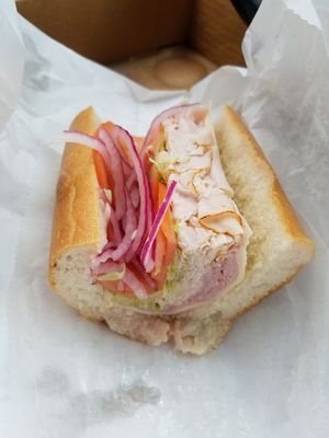 B J Sandwich Shop by null