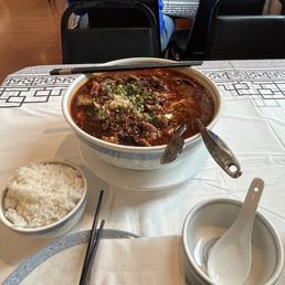 So good. Couldn't finish Sechuan beef noodle soup. Get Some!!! So good. Couldn't finish Sechuan beef noodle soup. Get Some!!!