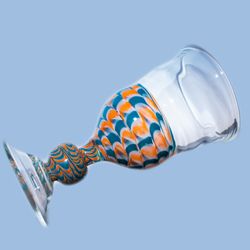 Vino Glassworks - Custom Venetian Style Chalice "Sold"