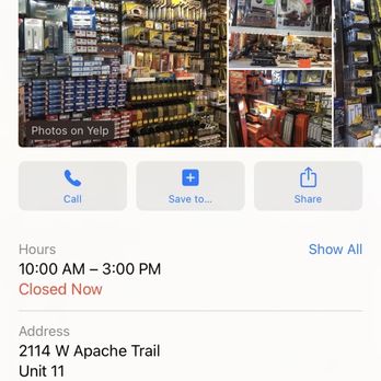 Obies Trains - This is a photo of the hours on that came up on my map search. - Hobby Shops Near Me - Apache Junction, Arizona Obies Trains - This is a photo of the hours on that came up on my map search. - Hobby Shops Near Me - Apache Junction, Arizona