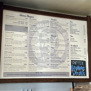 Fergburger - Menu - Burgers Near Me - Queenstown, OTA