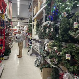 Christmas trees and wreaths isle Christmas trees and wreaths isle