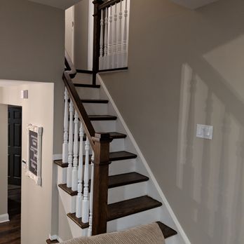 VP Woodworking - a staircase leading to a living room - General Contractors Near Me - Long Branch, New Jersey VP Woodworking - a staircase leading to a living room - General Contractors Near Me - Long Branch, New Jersey
