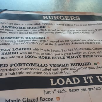 Whetstone Beer - I did not try the peanut butter burger. Maybe I should have. - Breweries Near Me - Brattleboro, Vermont