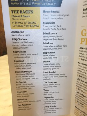 Menu photo 2 St Clair Pizza Saint Clair, SA