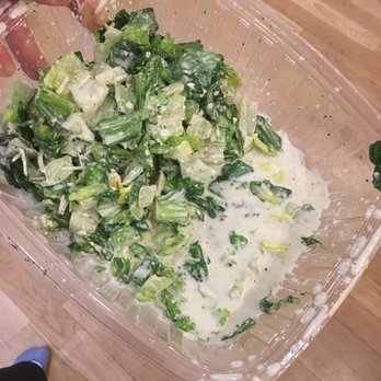 Fruit & Salad - Drenched and soggy Caesar salad with watered down dressing - New American Near Me - Pittsford, New York