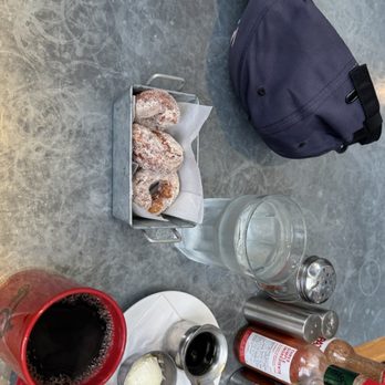 Boon Fly Cafe - donuts were the best thing, except too much sugar that gets all over .. probably order with less sugar next time. Or maybe none. - American Near Me - Napa, California