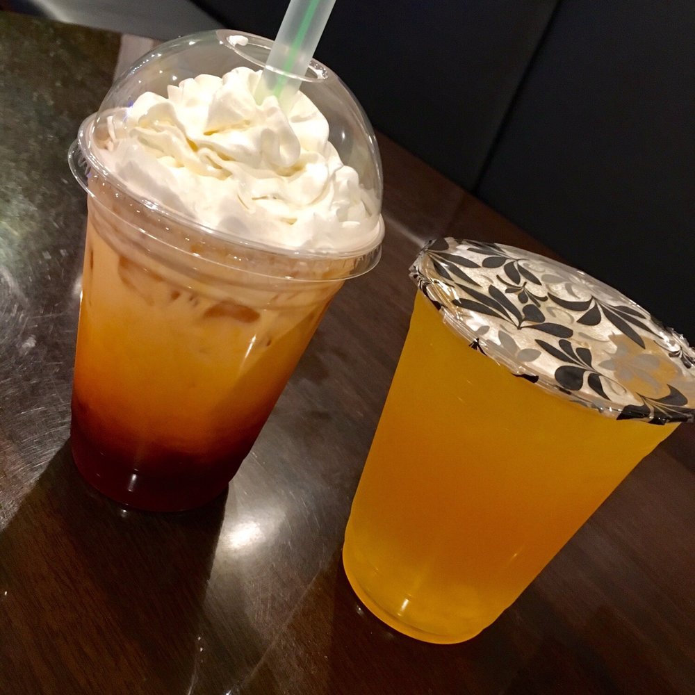 Happytime Tea - Thai tea and Passionfruit crystal boba tea - Coffee & Tea Near Me - San Diego, California Happytime Tea - Thai tea and Passionfruit crystal boba tea - Coffee & Tea Near Me - San Diego, California