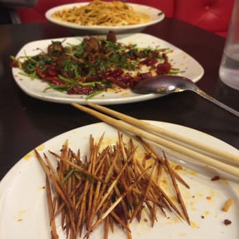 Chengdu Taste - Toothpick graveyard #ripcuminlamb - Szechuan Near Me - Alhambra, California