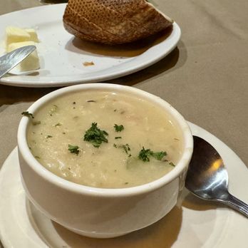 Pacific Cafe - Clam chowder is an option as a side to go with your entree. - Seafood Near Me - San Francisco, California Pacific Cafe - Clam chowder is an option as a side to go with your entree. - Seafood Near Me - San Francisco, California