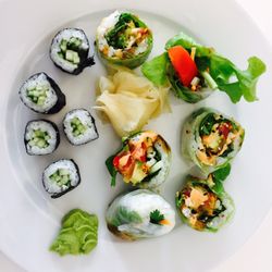 Origami - Today's delicious veggi sushi!