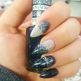 Starlight Nails Salon - Freehand holiday nails done by Lin (the owner). Love them!! - Nail Salons Near Me - La Puente, California Starlight Nails Salon - Freehand holiday nails done by Lin (the owner). Love them!! - Nail Salons Near Me - La Puente, California